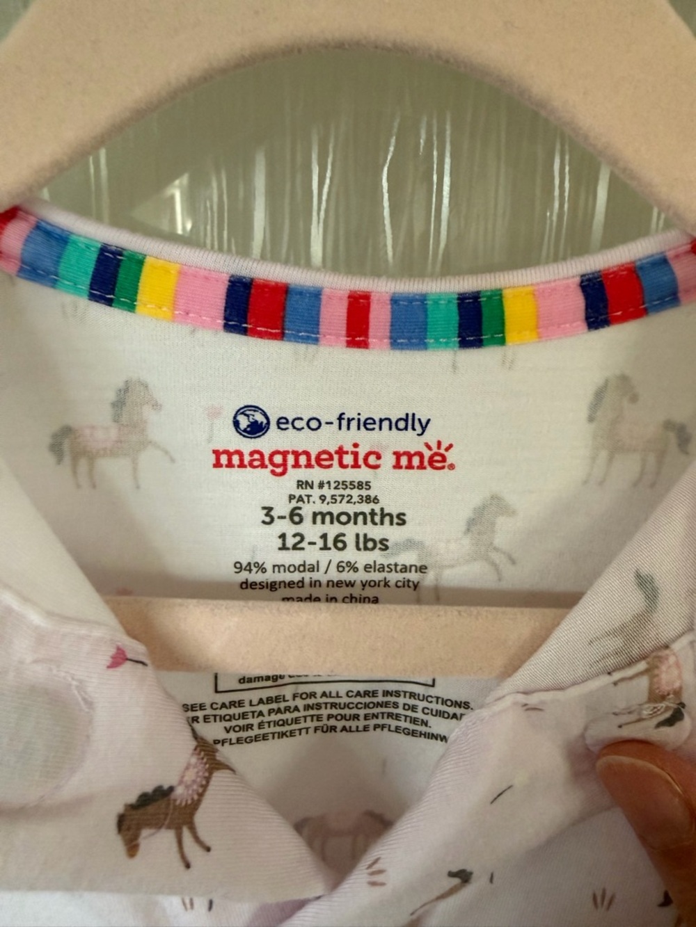 Set of 2 Magnetic Me Onesies (3-6 month) - Picture 6 of 6